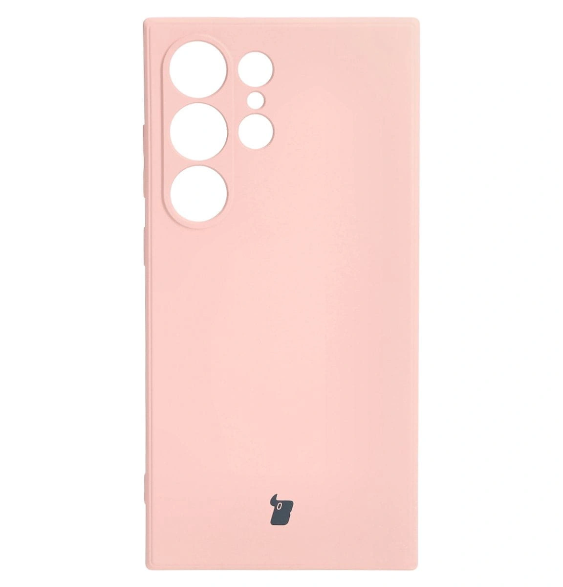 Bizon Case Silicone Sq Samsung Galaxy S24 Ultra light pink