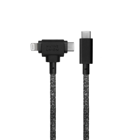 Kabel Native Union Belt Cable Duo USB-C / USB-C + Lightning 1.5m (cosmos)