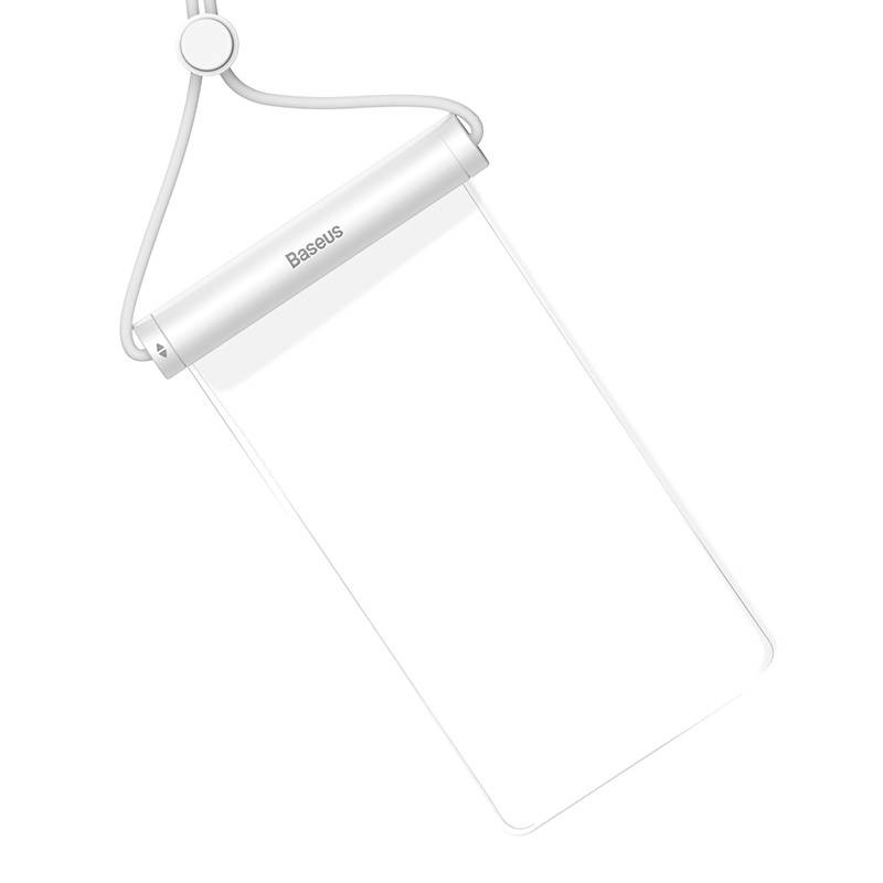 Baseus AquaGlide universal waterproof case with cylinder lock (white)