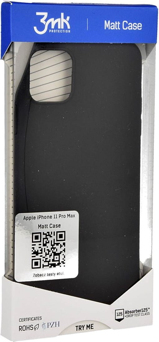 3MK Matt Case Apple iPhone 11 Pro Max black