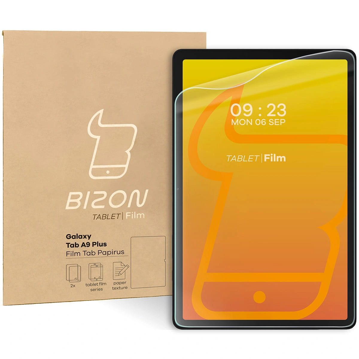 Bizon Film Tab Papirus Samsung Galaxy Tab A9 Plus [2 PACK]