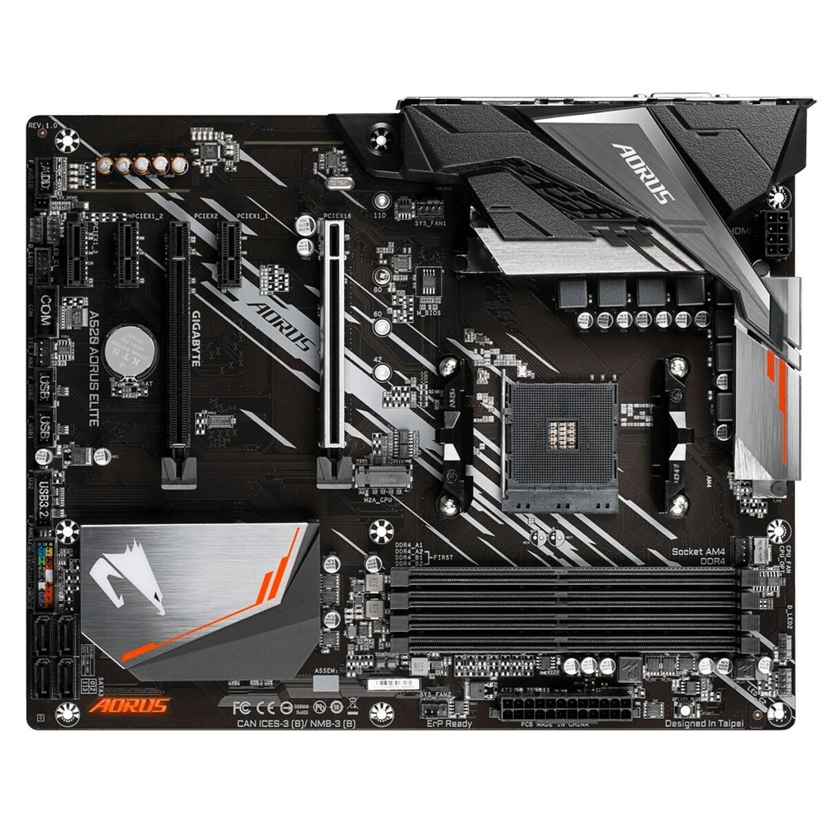 Motherboard Gigabyte A520 AORUS ELITE AMD A520 AMD AMD AM4