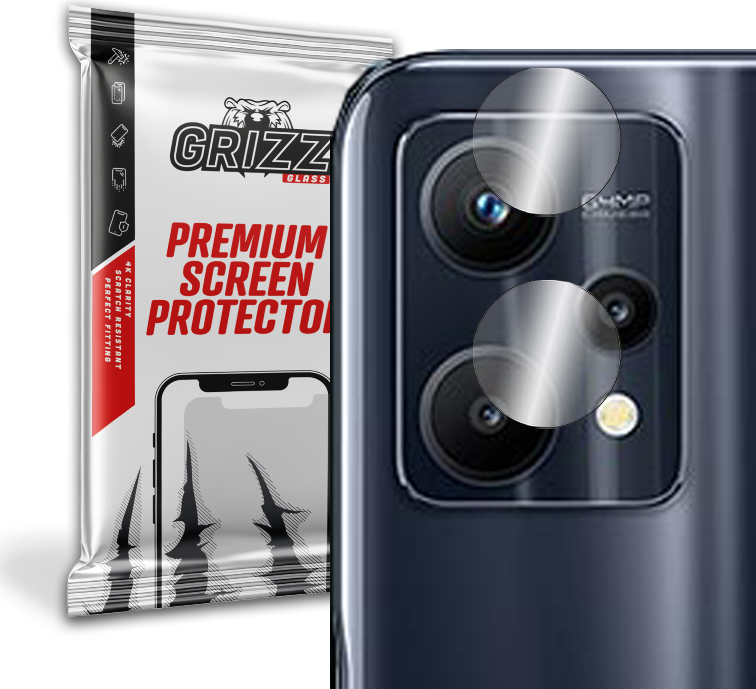 GrizzGlass HybridGlass Camera Realme V25