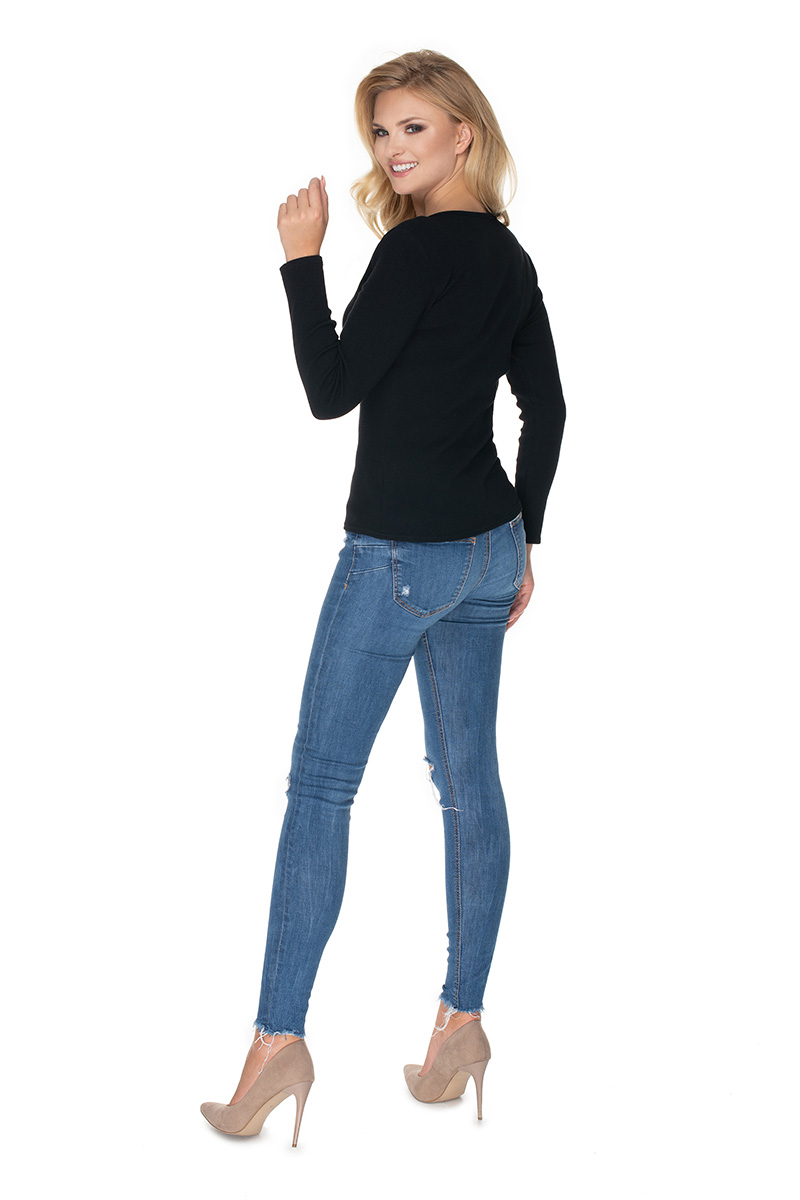  Blouse model 134580 PeeKaBoo  black