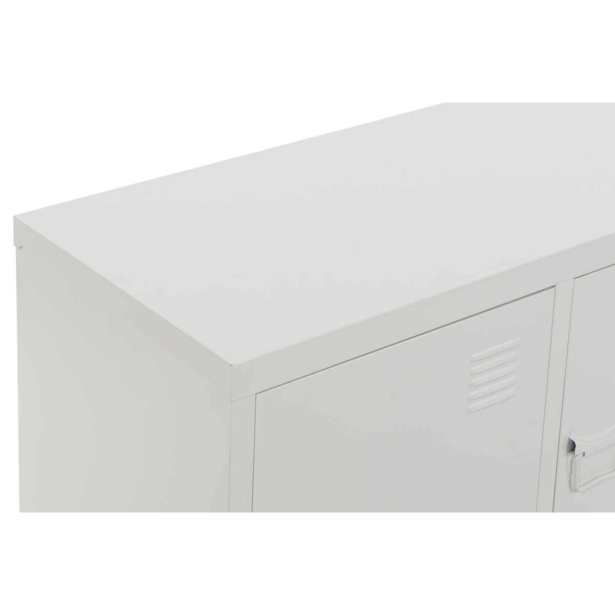 TV furniture Home ESPRIT White Metal 120 x 40 x 58 cm TV furniture Home ESPRIT White Metal 120 x 40 x 58 cm