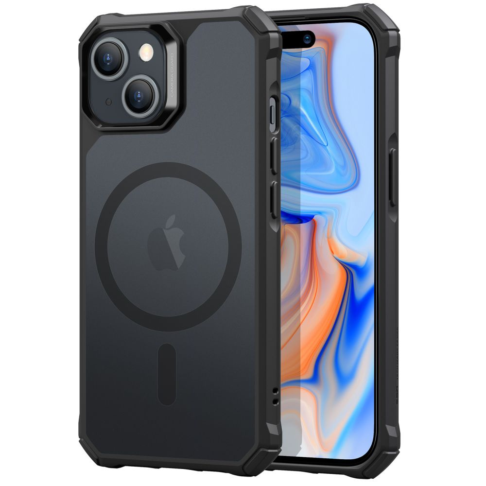 ESR Air Armor Halolock MagSafe Apple iPhone 15 Plus Frosted Black
