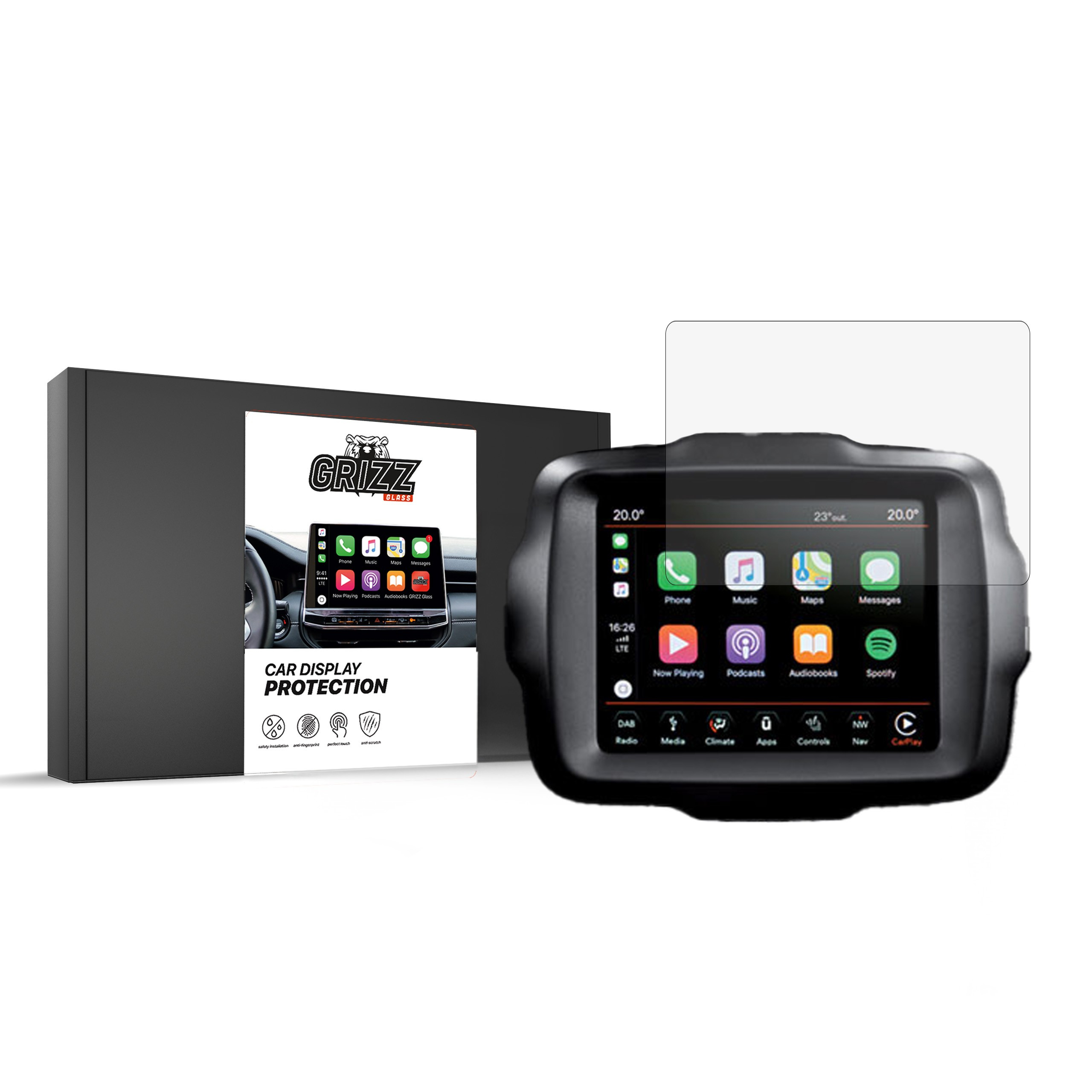 GrizzGlass CarDisplay Protection Dodge Challanger 8,4" 2011
