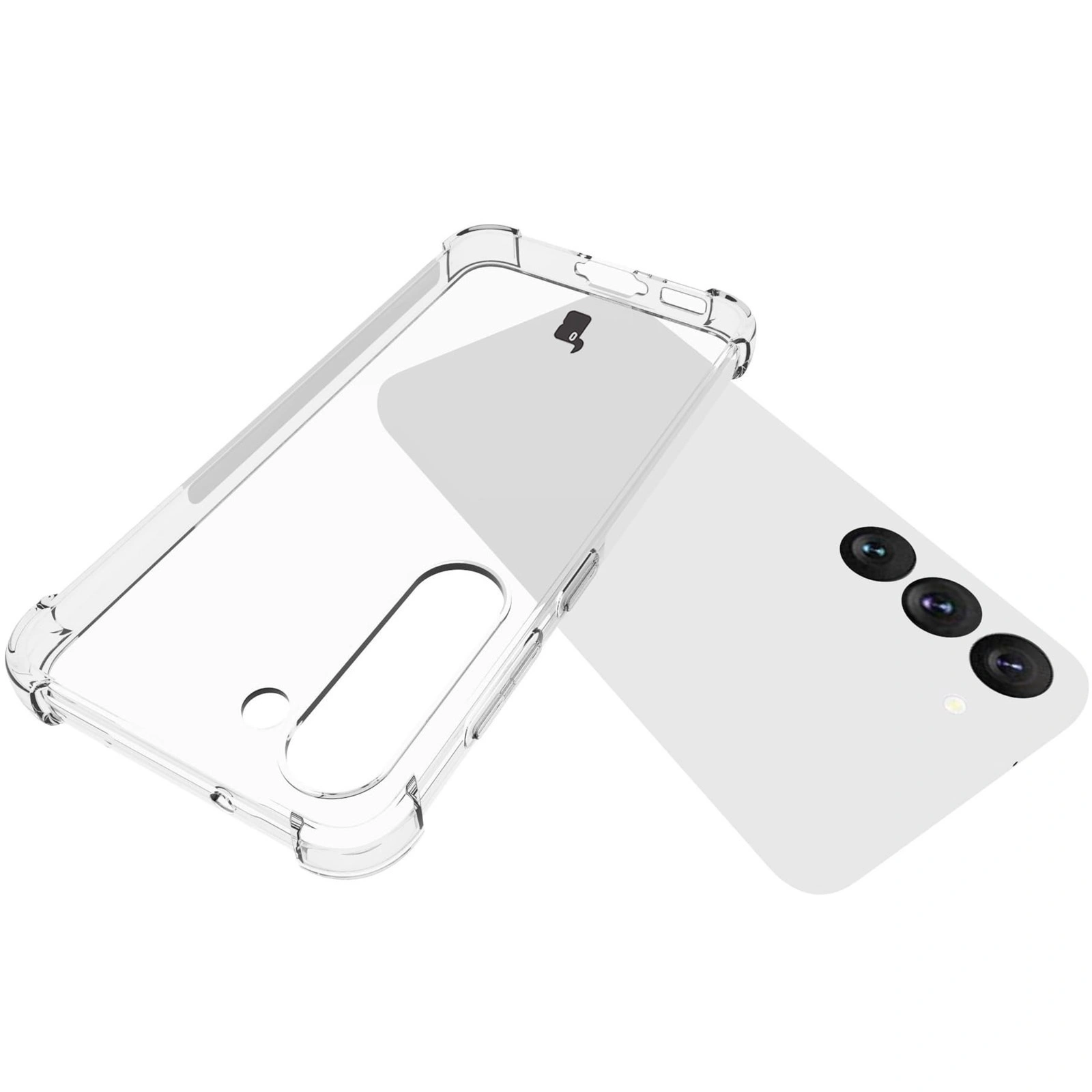 Bizon Case Clear Pack case + 2x screen glass + lens glass Samsung Galaxy S23 clear