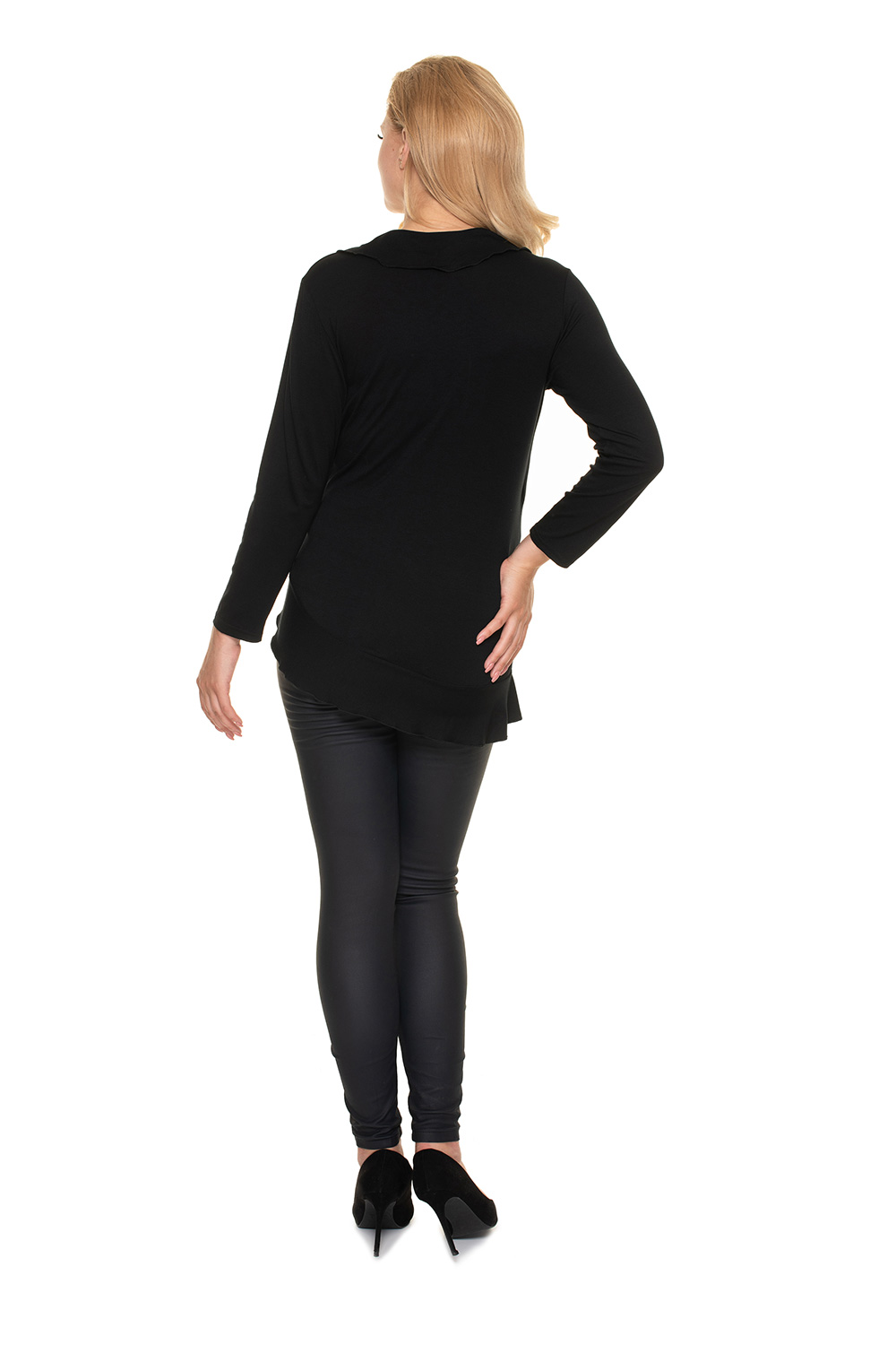  Blouse model 157821 PeeKaBoo  black