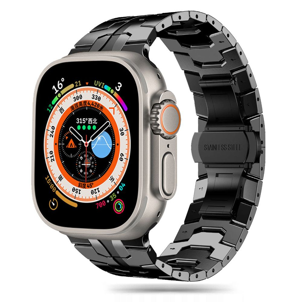 Tech-Protect Stainless Line Apple Watch 4/5/6/7/8/9/SE/Ultra 1/2 42/44/45/49mm black