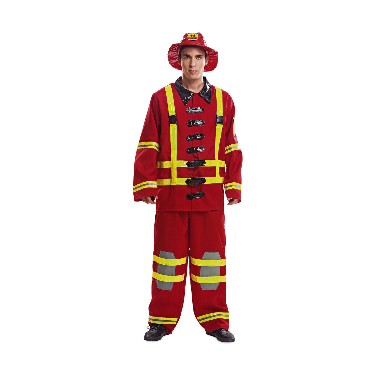 Costume for Adults My Other Me Fireman (3 Pieces)