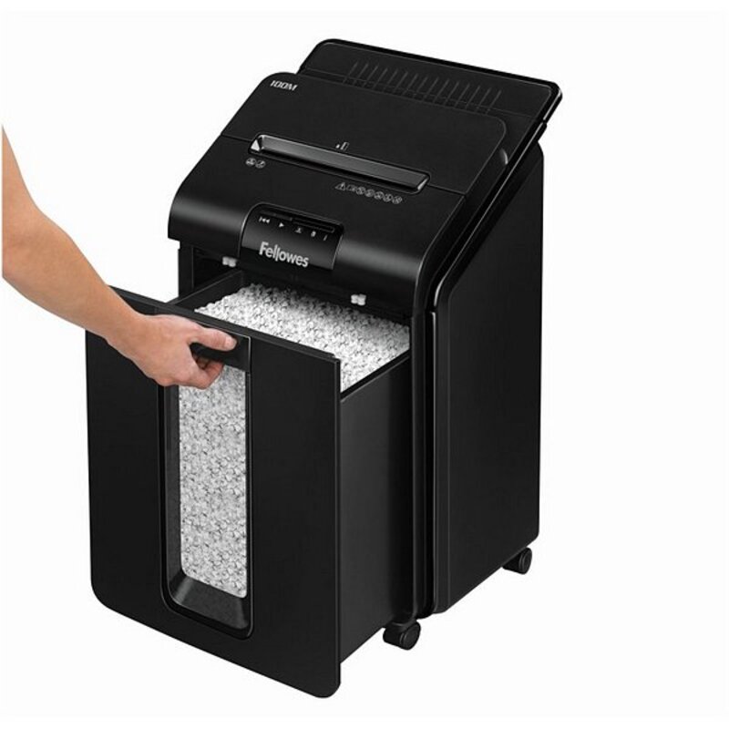 Micro-Cut Paper Shredder Fellowes AutoMax 100M 23 L