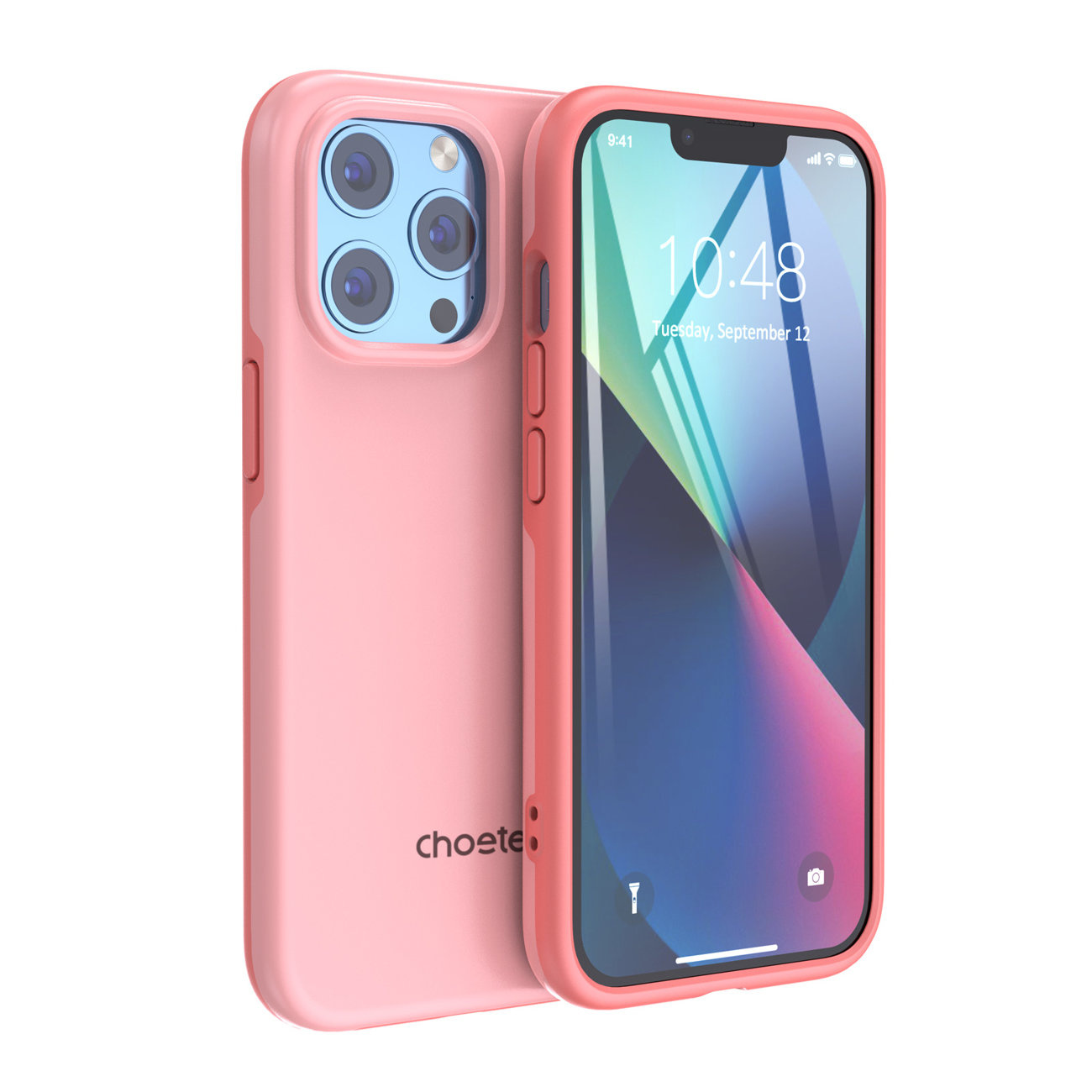 Choetech PC0113-MFM-PK MFM Anti-drop Made For MagSafe Apple iPhone 13 Pro pink