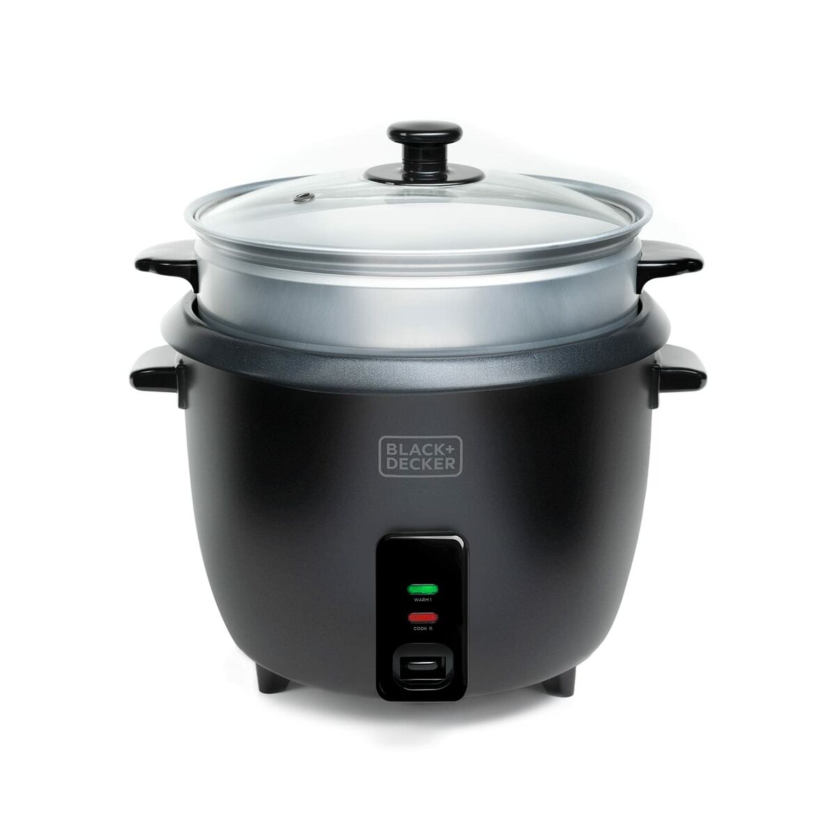 Rice Cooker Black & Decker BXRC1800E Black 1,8 L White Aluminium 700 W