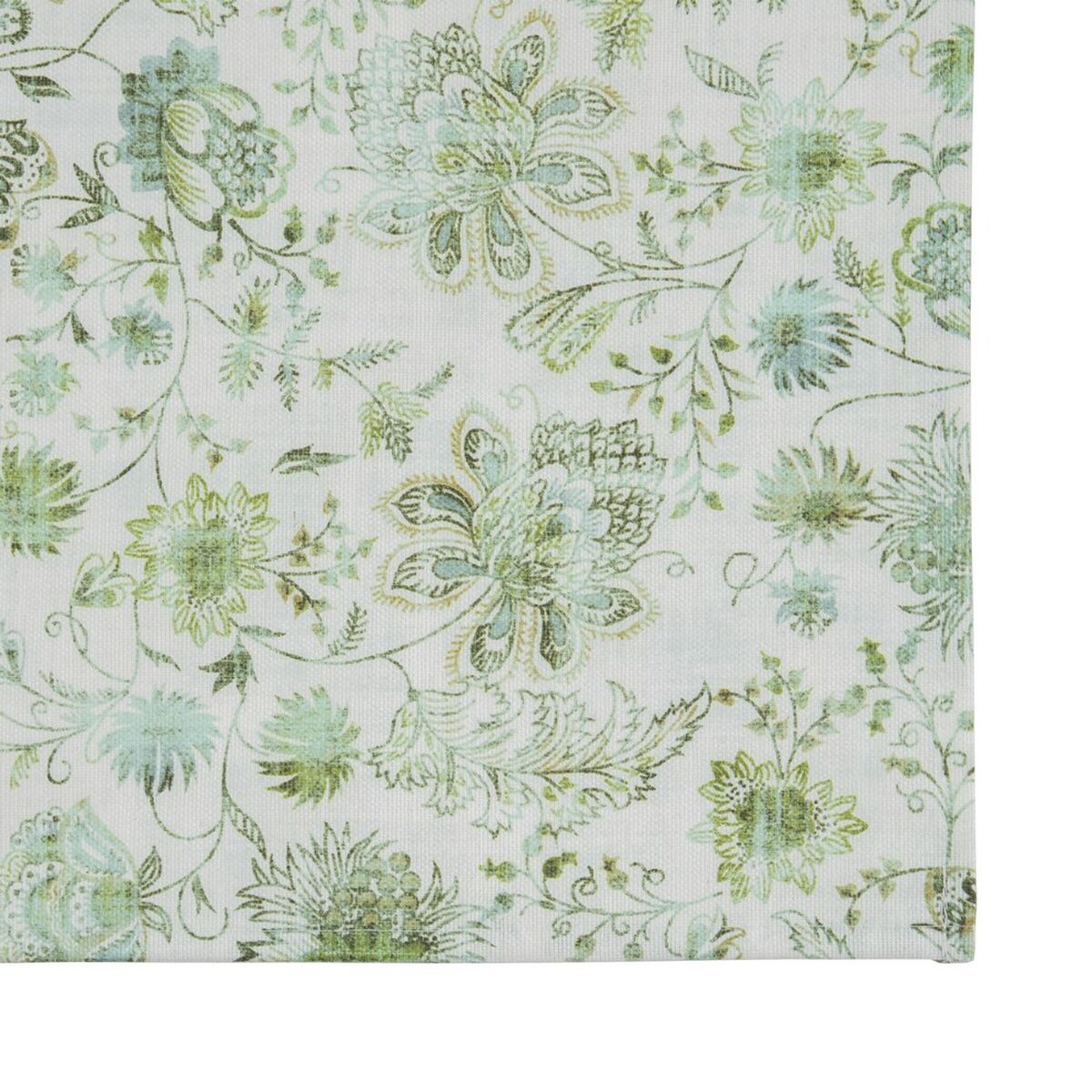 Tischdecke 140 x 140 cm Polyester grün 100 % Baumwolle