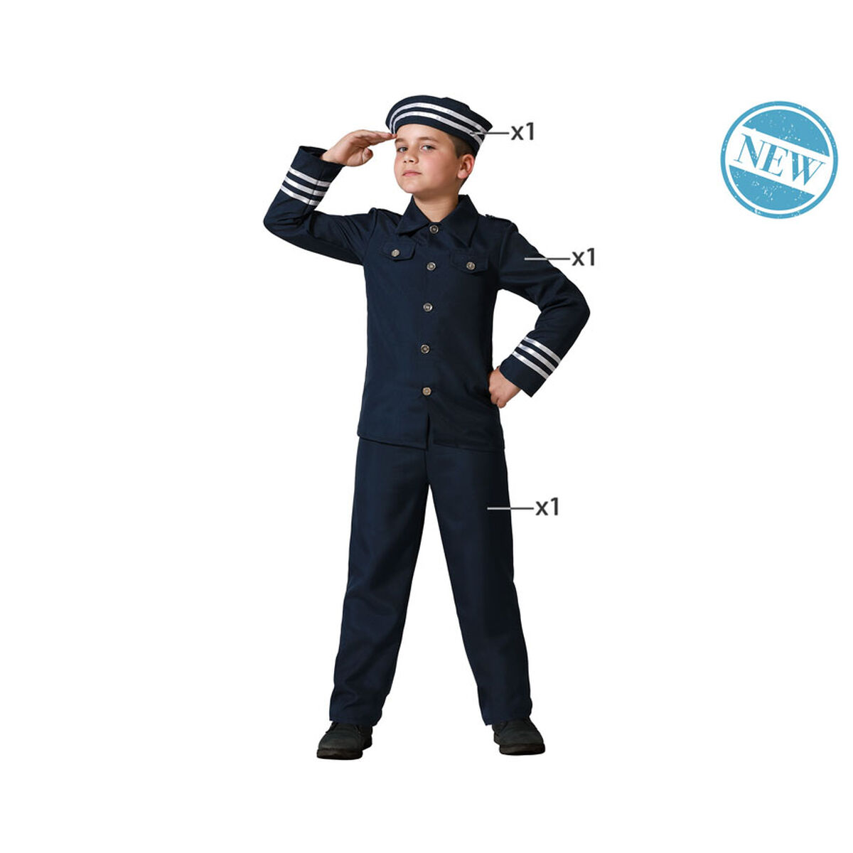 Costume for Children Sailor 5-6 Years