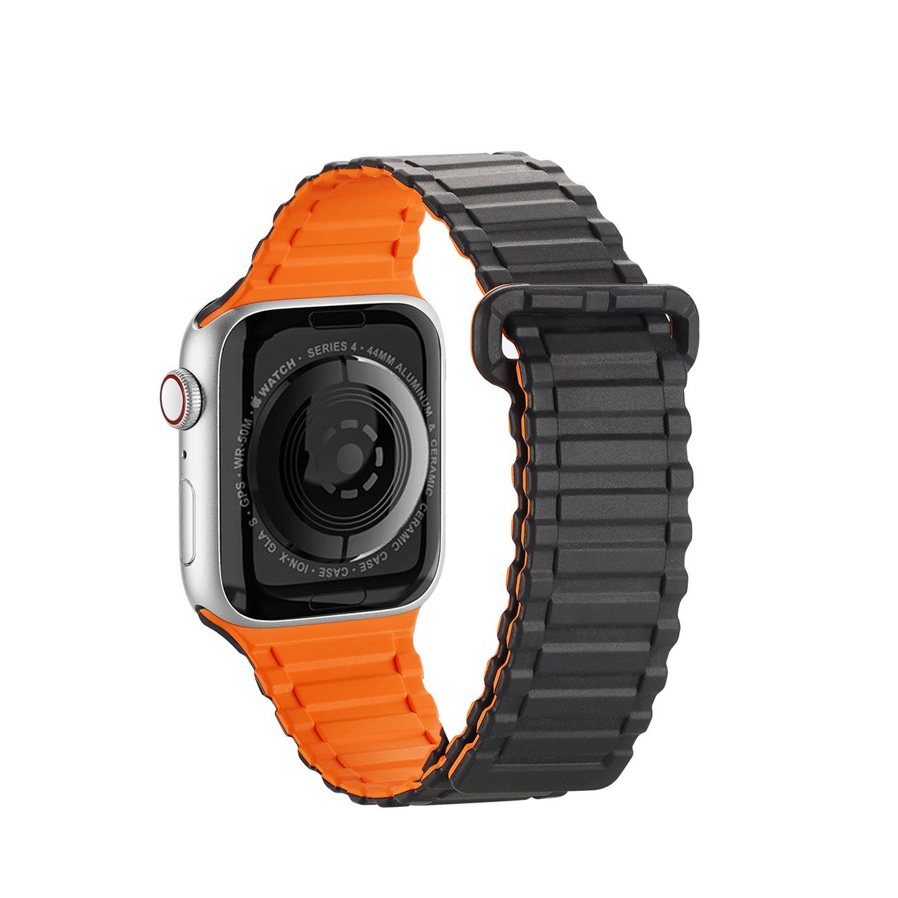 Dux Ducis Strap Armor Apple Watch 4/5/6/7/SE/8 40/41mm black-orange