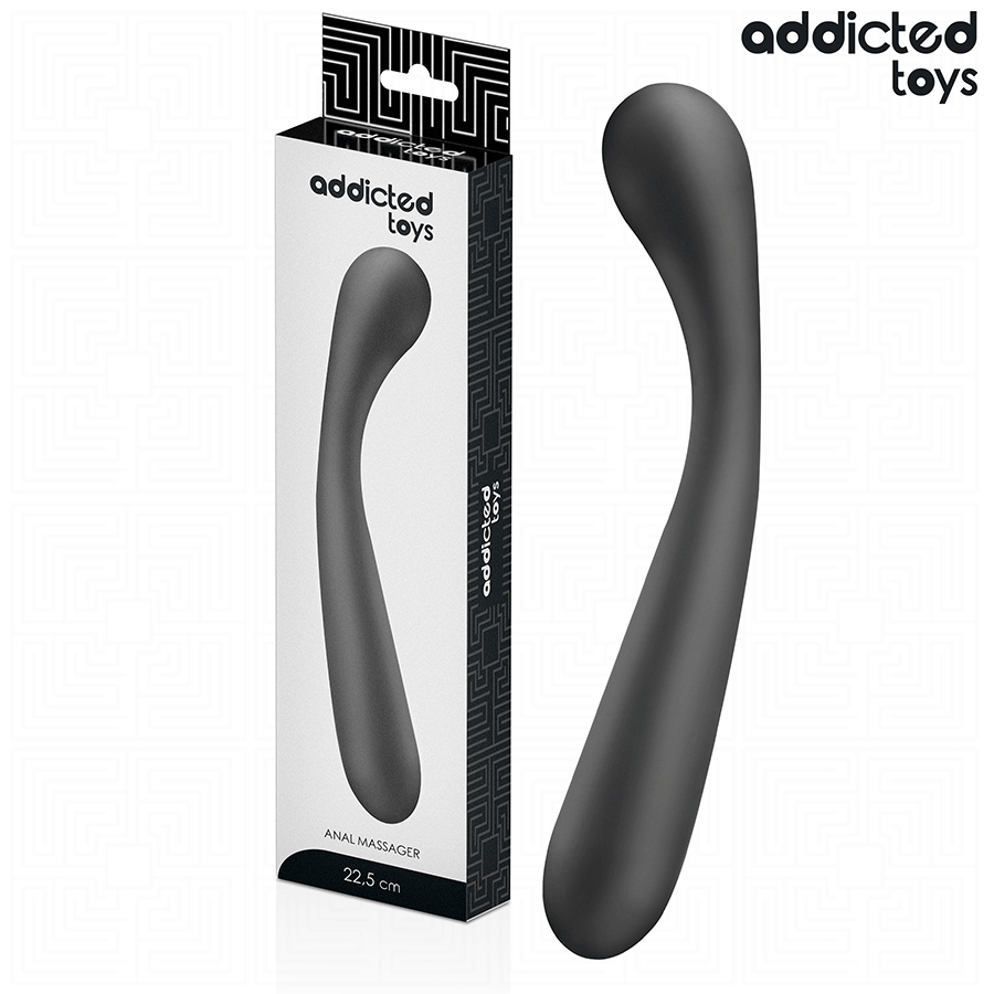 ADDICTED TOYS - DOUBLE ANAL MASSAGER SILICONE 22.5 CM