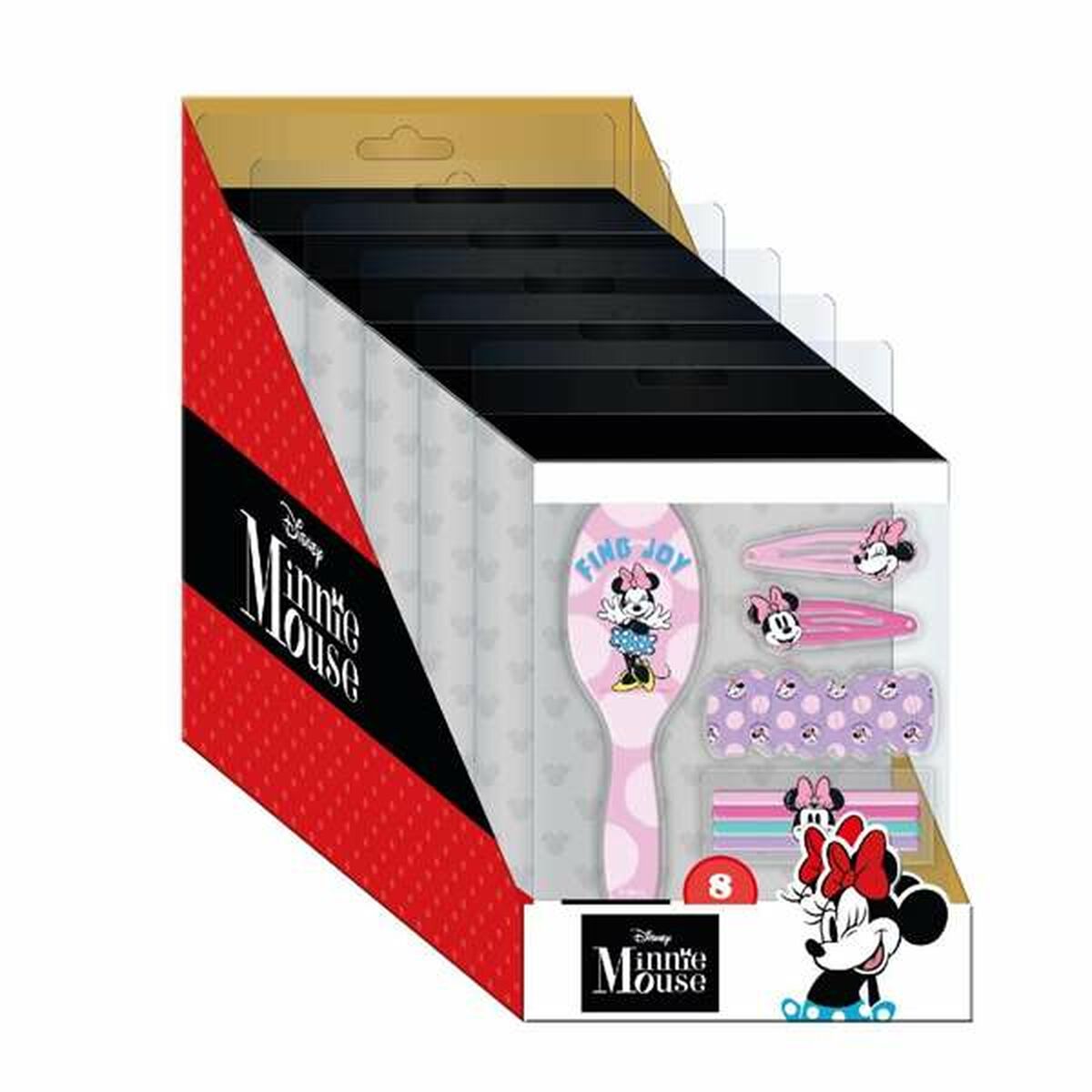 Hair Clips Minnie Mouse Pink