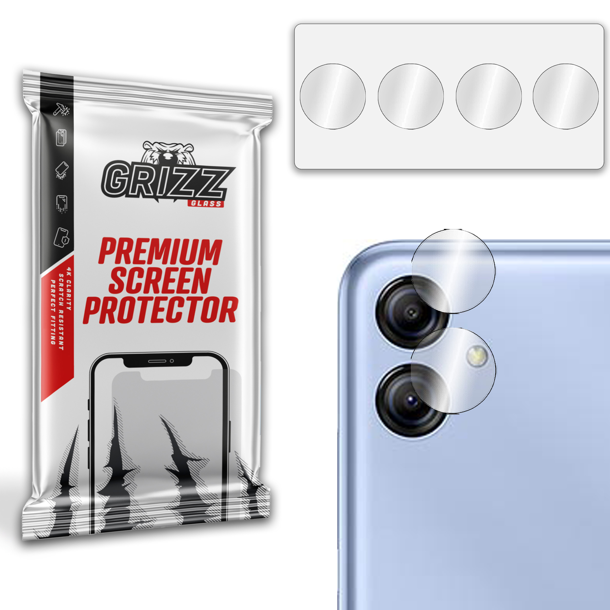 GrizzGlass HybridGlass Camera Samsung Galaxy A04e