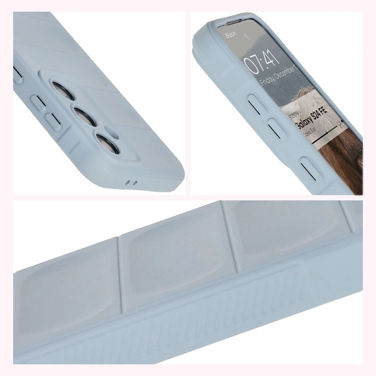 Bizon Case Tur Samsung Galaxy S24 FE light blue