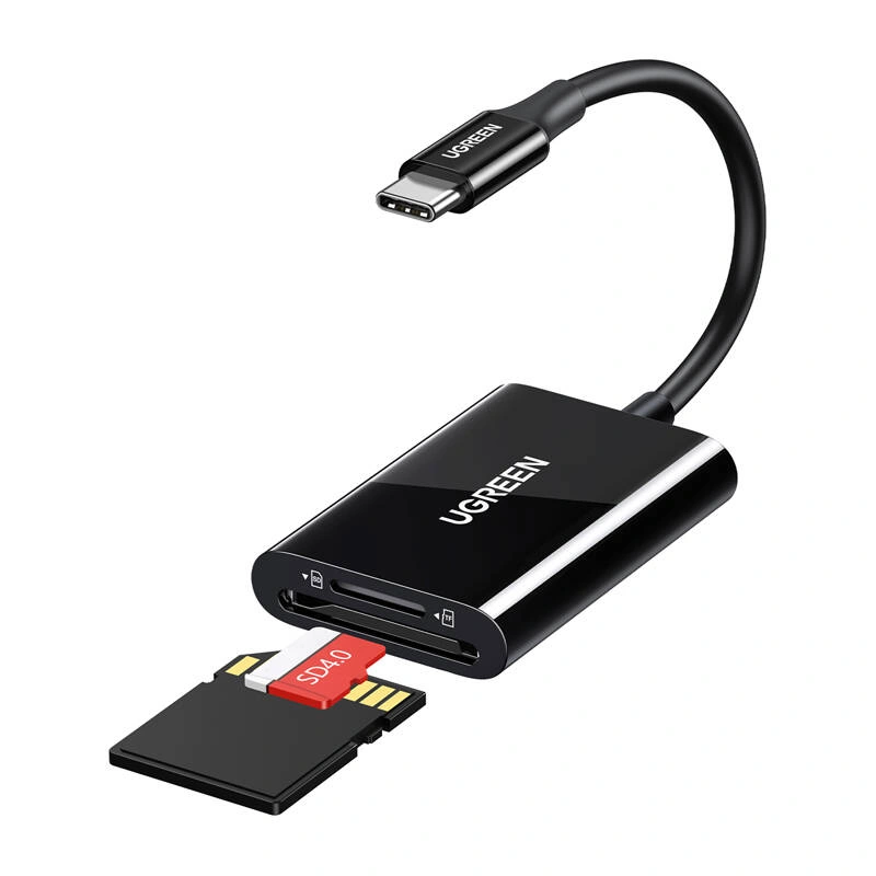 UGREEN CM265 USB-C / SD, MicroSD Card Reader (black)