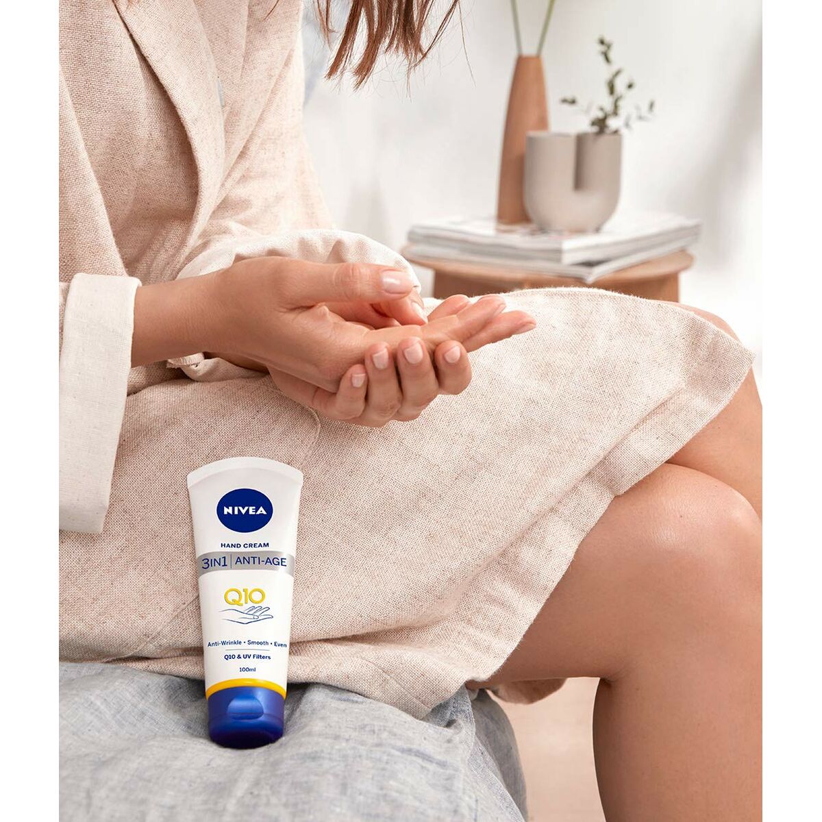 Krem do Rąk Przeciwstarzeniowy Nivea Q10 3 w 1 100 ml
