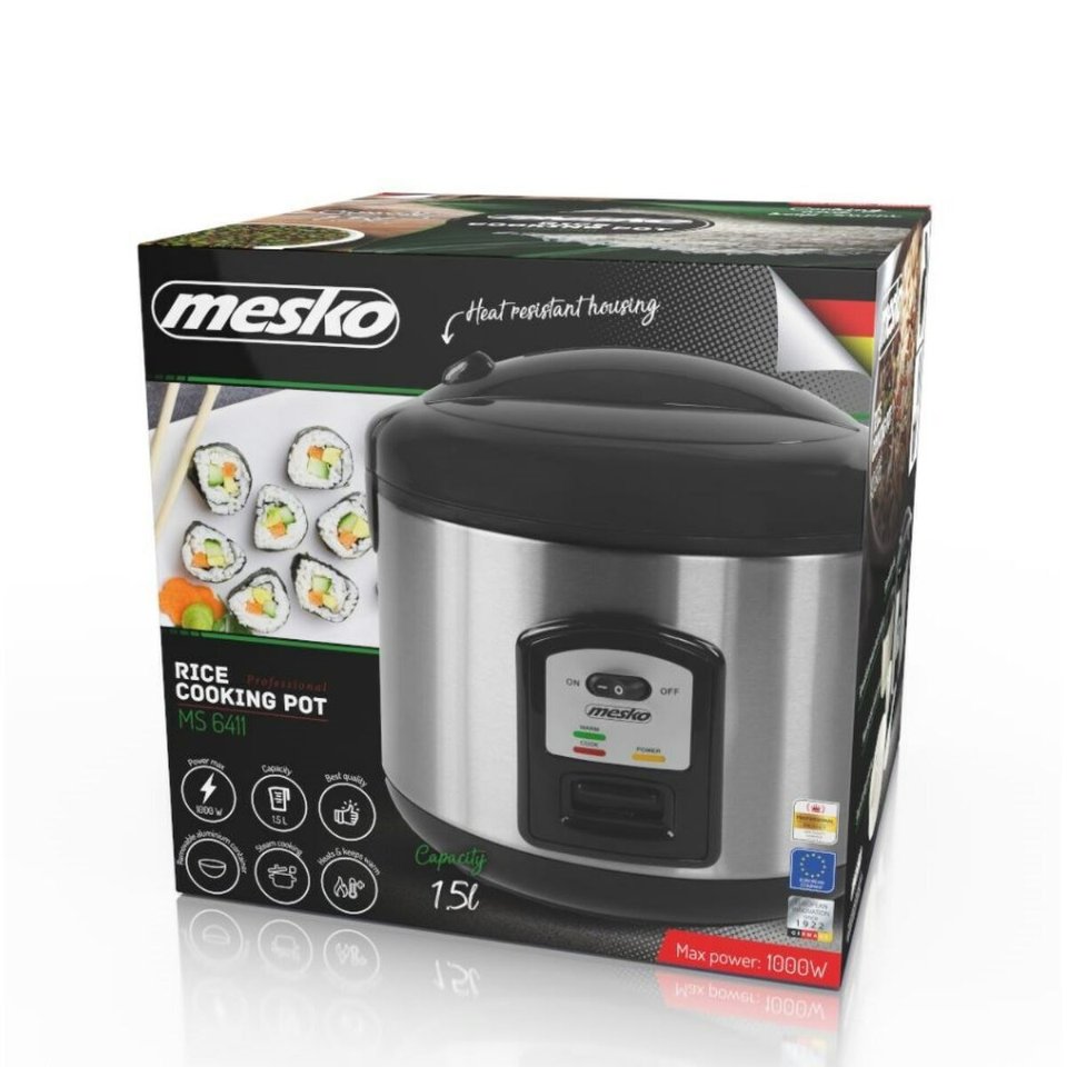 Rice Cooker Mesko MS 6411 Grey 1000 W 1,5 L Rice Cooker Mesko MS 6411 Grey 1000 W 1,5 L