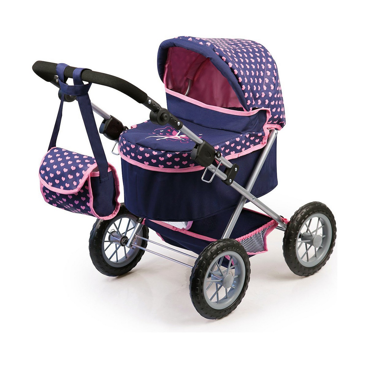 Puppenwägelchen Reig Trendy Royal Special Version 45 cm Blau Rosa 45cm