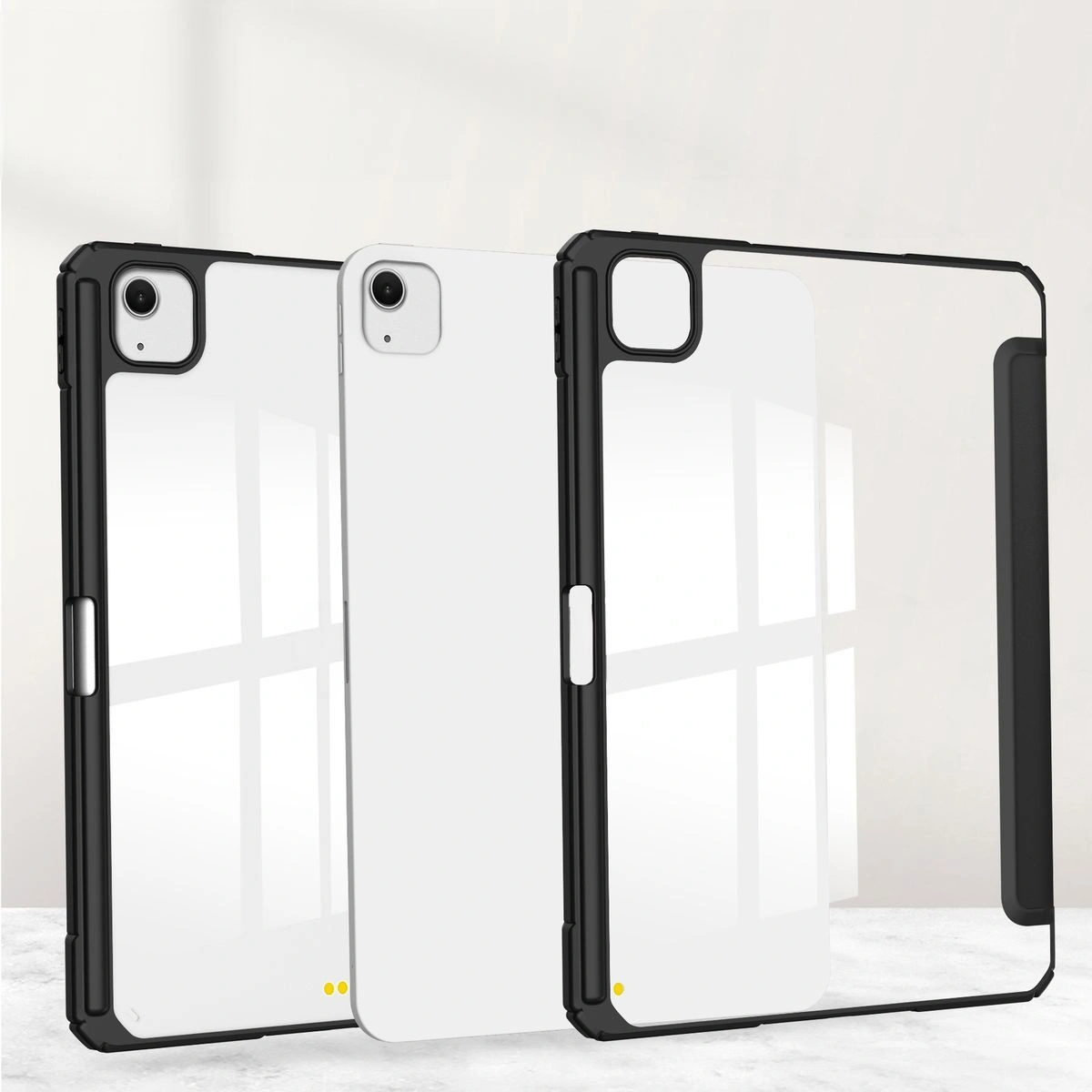 Bizon Case Tab Clear Matt Apple iPad Air 13" 2024 black