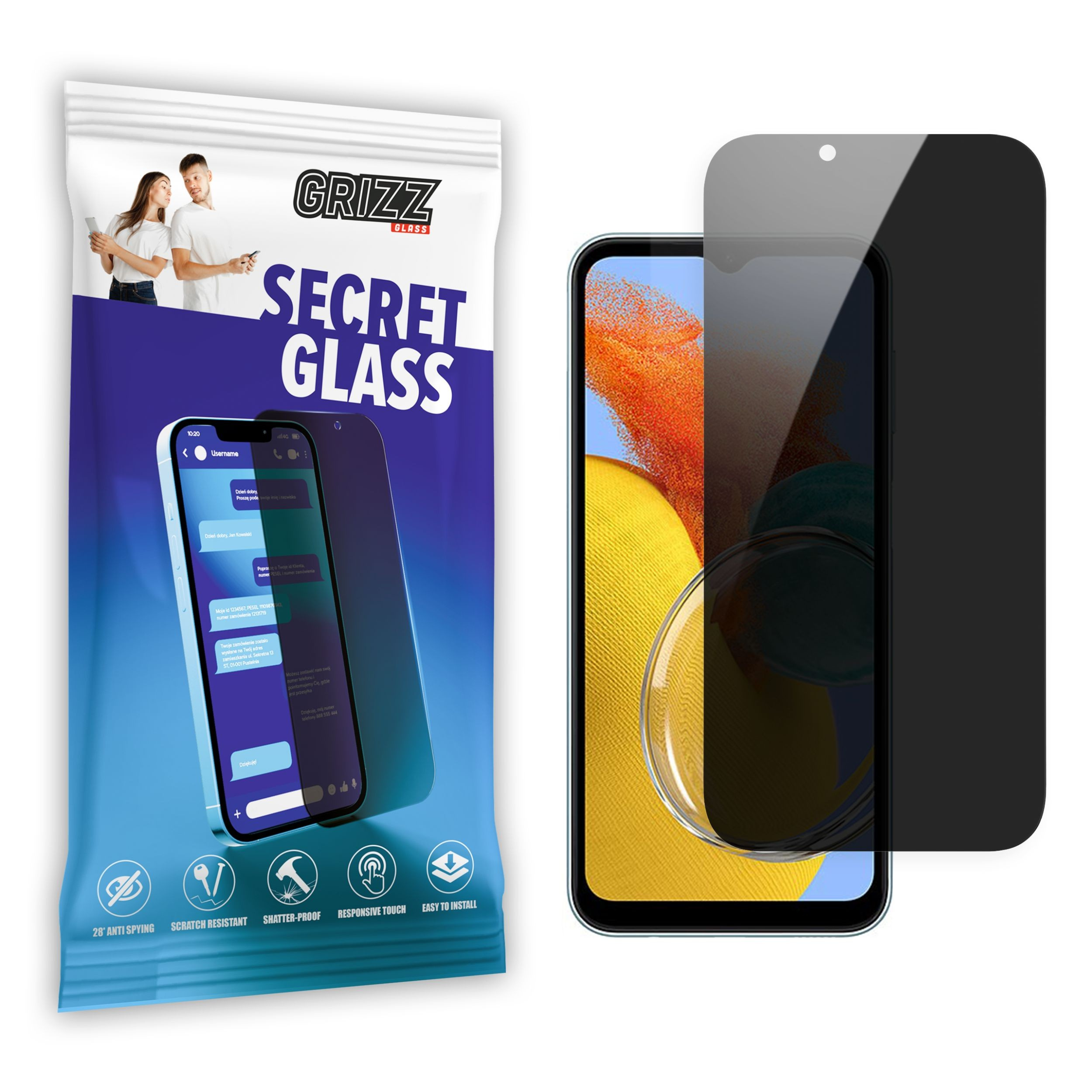 GrizzGlass SecretGlass Samsung Galaxy M14