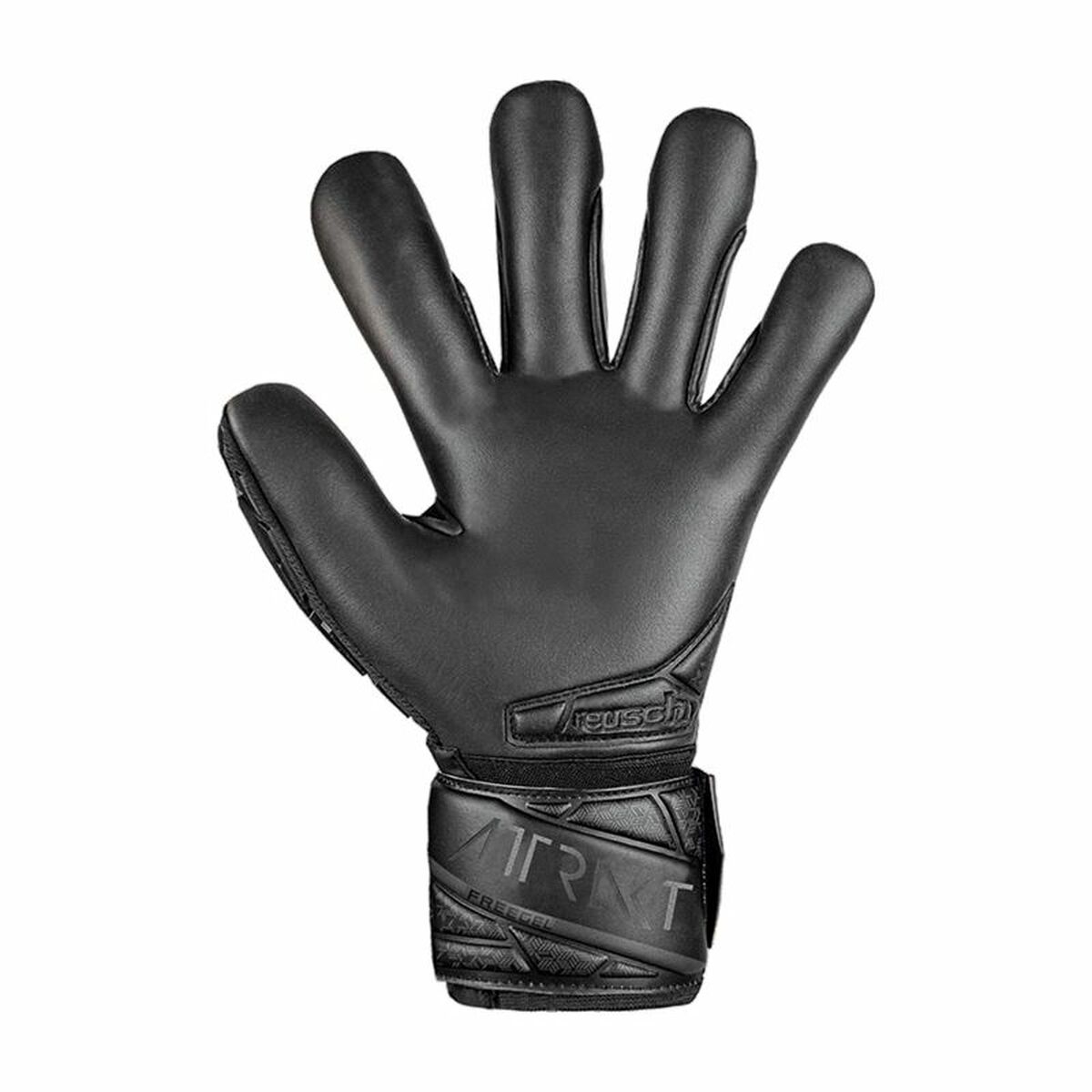 Goalkeeper Gloves Reusch Attrakt Freegel Black Adults