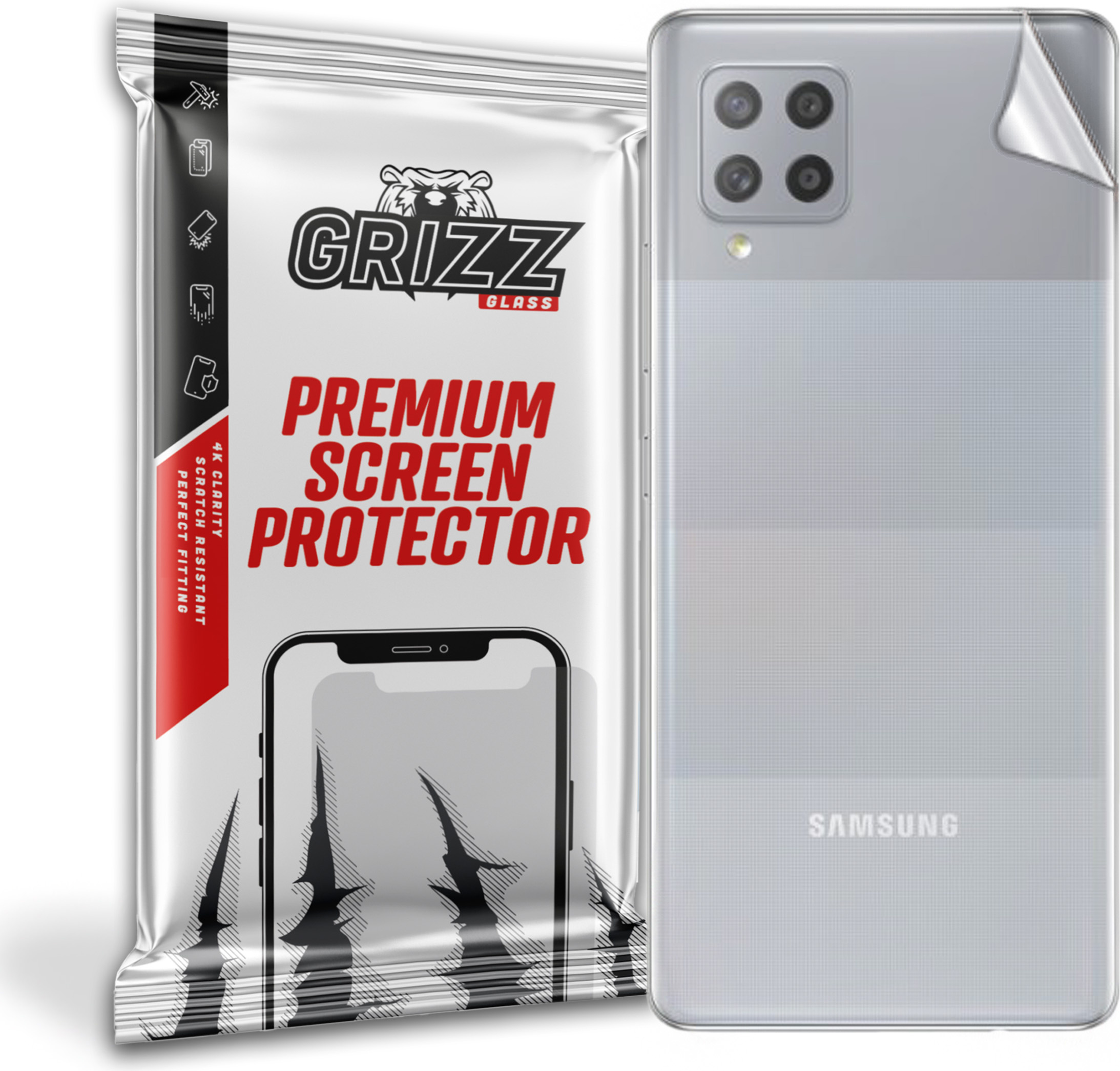 GrizzGlass SatinSkin Samsung Galaxy A42 5G
