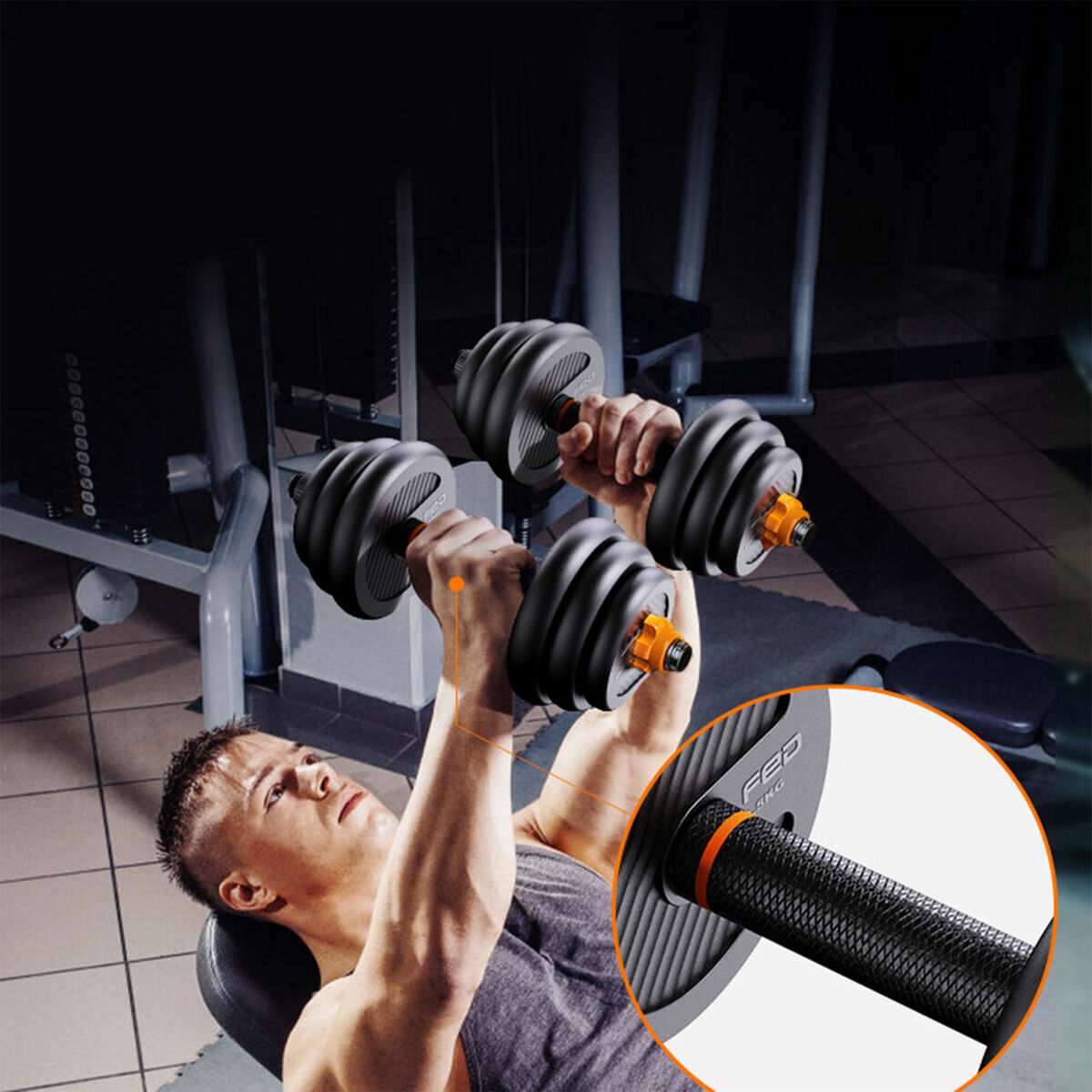 Dumbbells Xiaomi ORMANBAS25 25 kg Multicolour Dumbbells Xiaomi ORMANBAS25 25 kg Multicolour