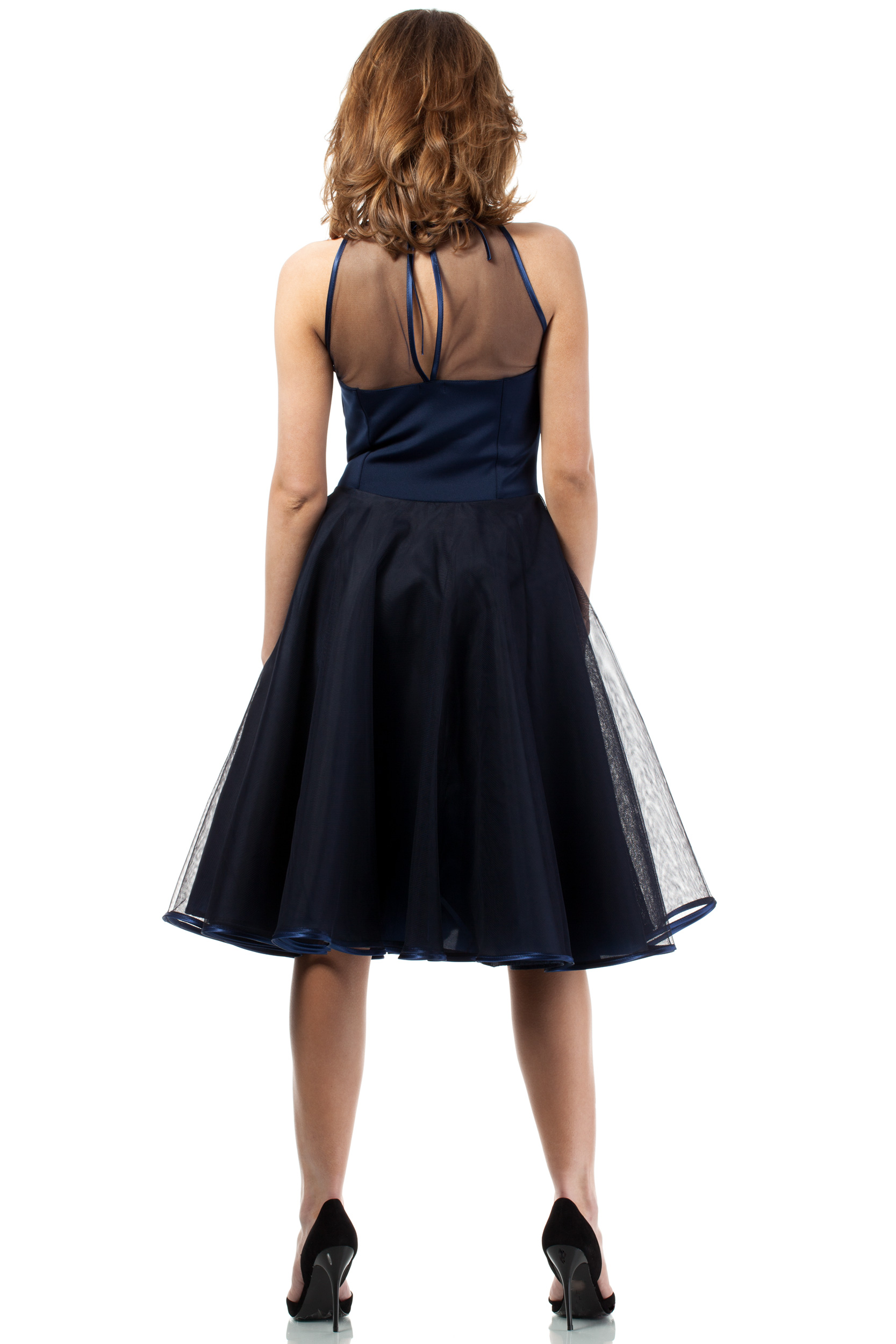 Abendkleid model 44596 Moe blau Damen
