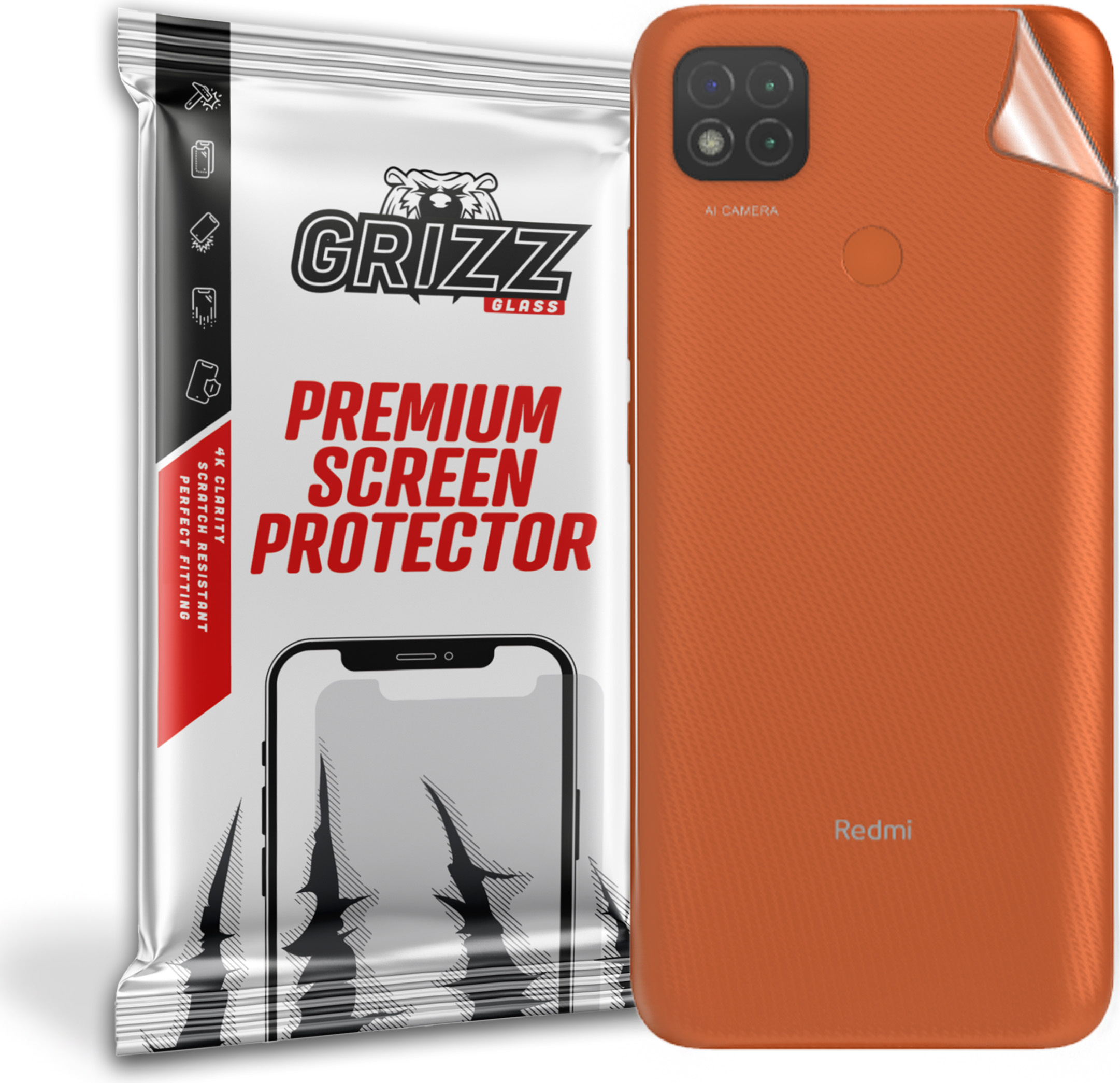 GrizzGlass SatinSkin Xiaomi Redmi 9C