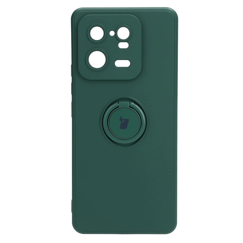 Bizon Case Silicone Ring Sq Xiaomi 13 Pro dark green