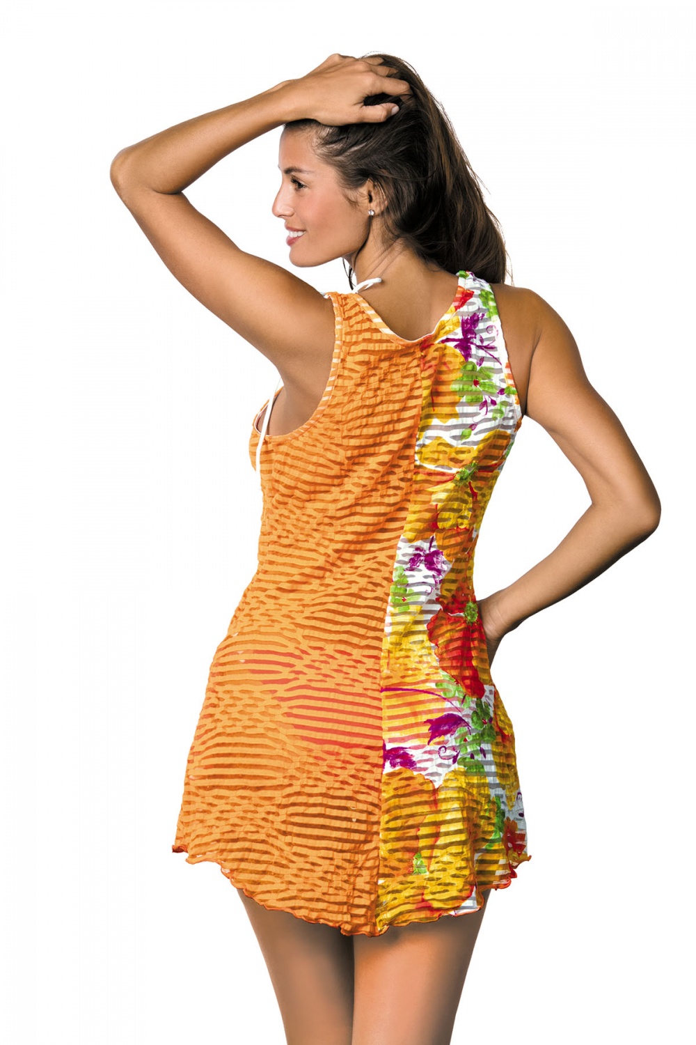 Beach tunic model 79987 Marko orange Ladies