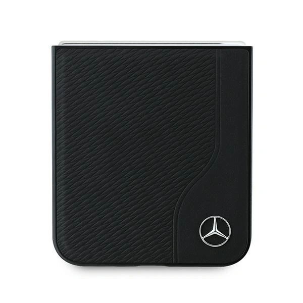 Mercedes MEHMZF623RBGVK Samsung Galaxy Z Flip6 Leather Wood Imitation MagSafe black