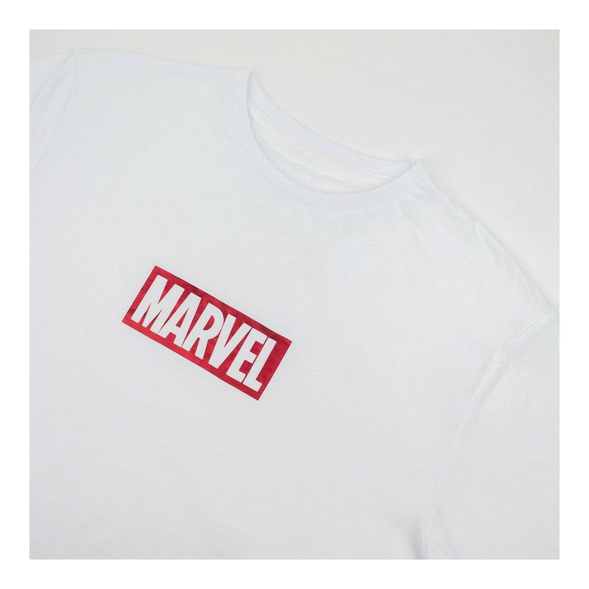 Men’s Short Sleeve T-Shirt Marvel White
