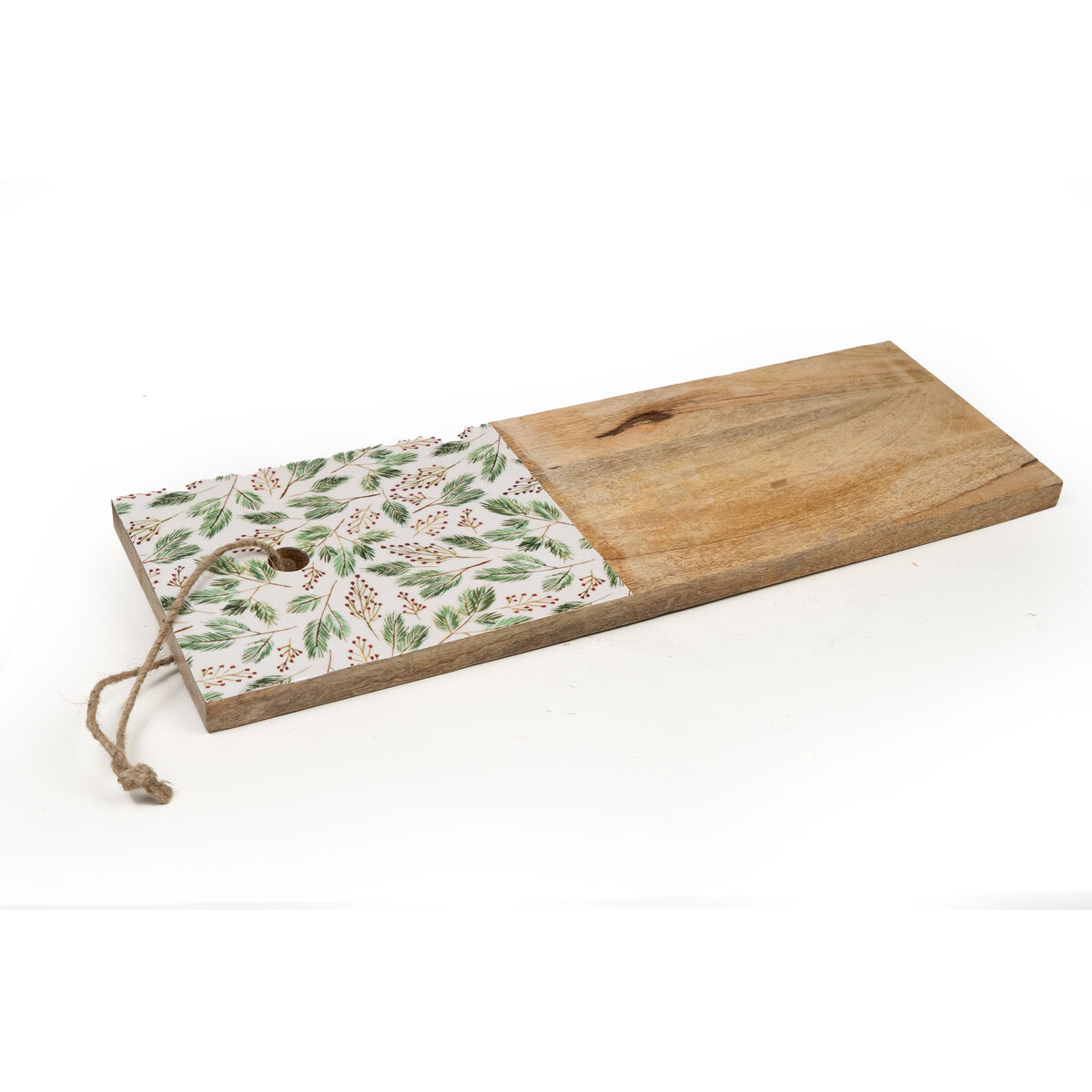 Cutting board Romimex White Green Mango wood Sheets 56 x 2 x 19 cm