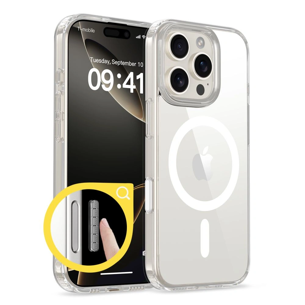 Tech-Protect Flexair Hybrid CC MagSafe Apple iPhone 16 Pro Max Clear