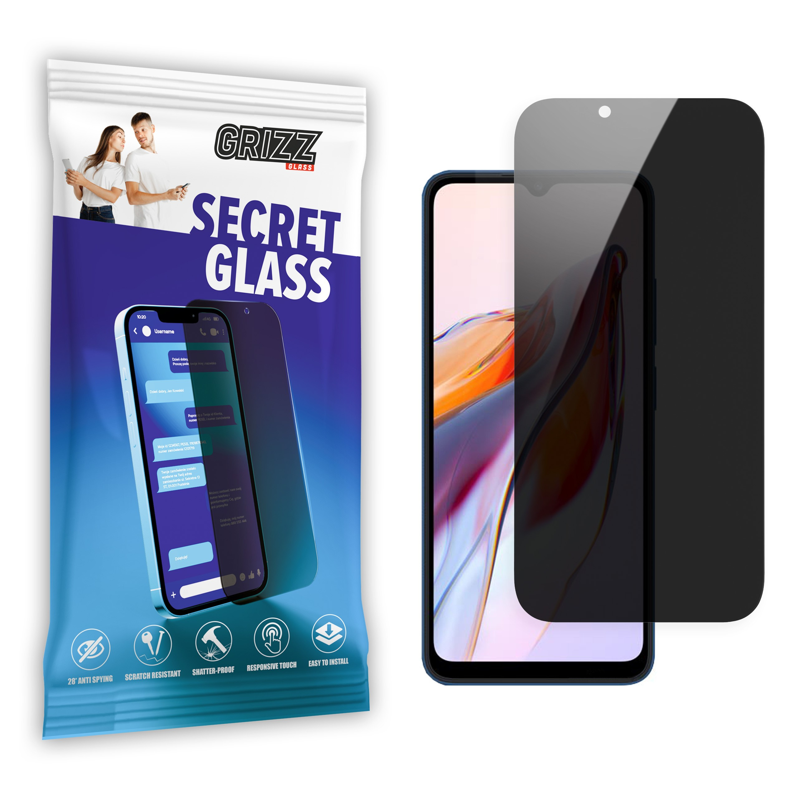 GrizzGlass SecretGlass Xiaomi Redmi 12C