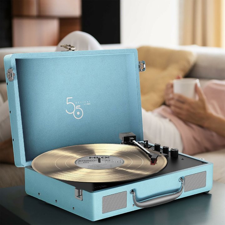 Record Player Mixx Audio Blue Record Player Mixx Audio Blue