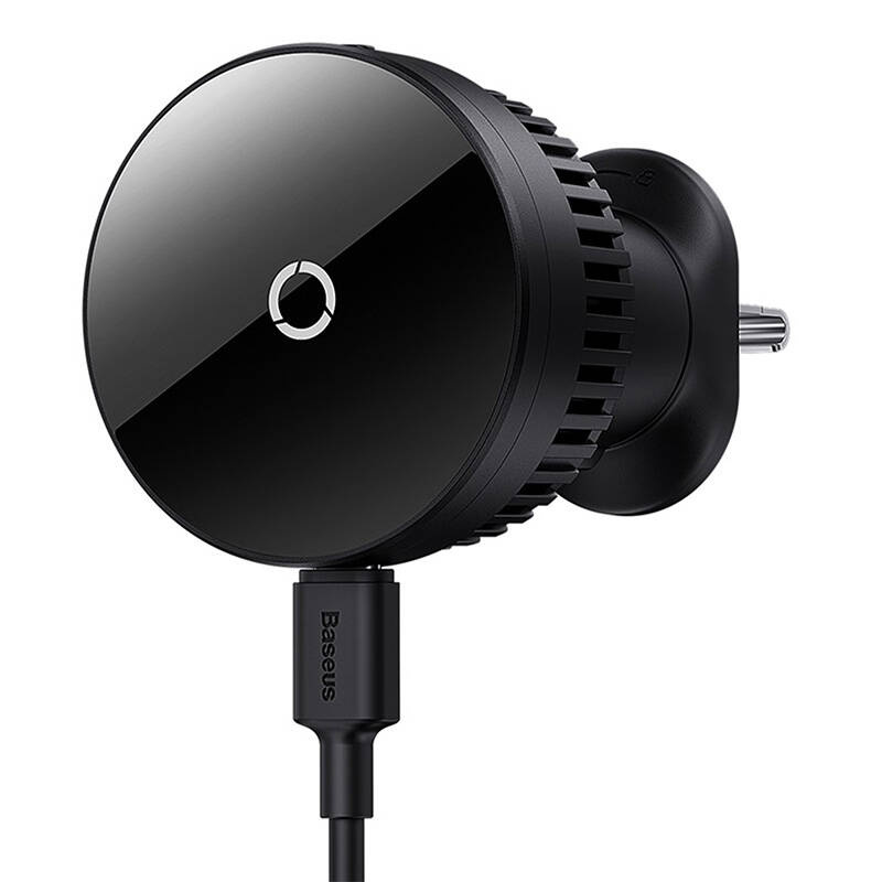 Baseus MagPro 15W car holder for air vent with wireless charging (black)