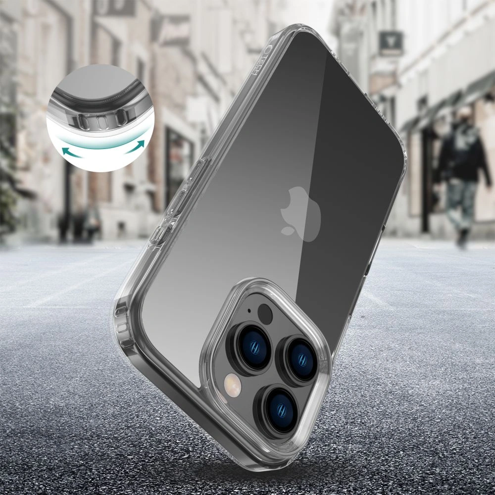 Case Tech-Protect Flexair Hybrid Apple iPhone 16 Pro Clear