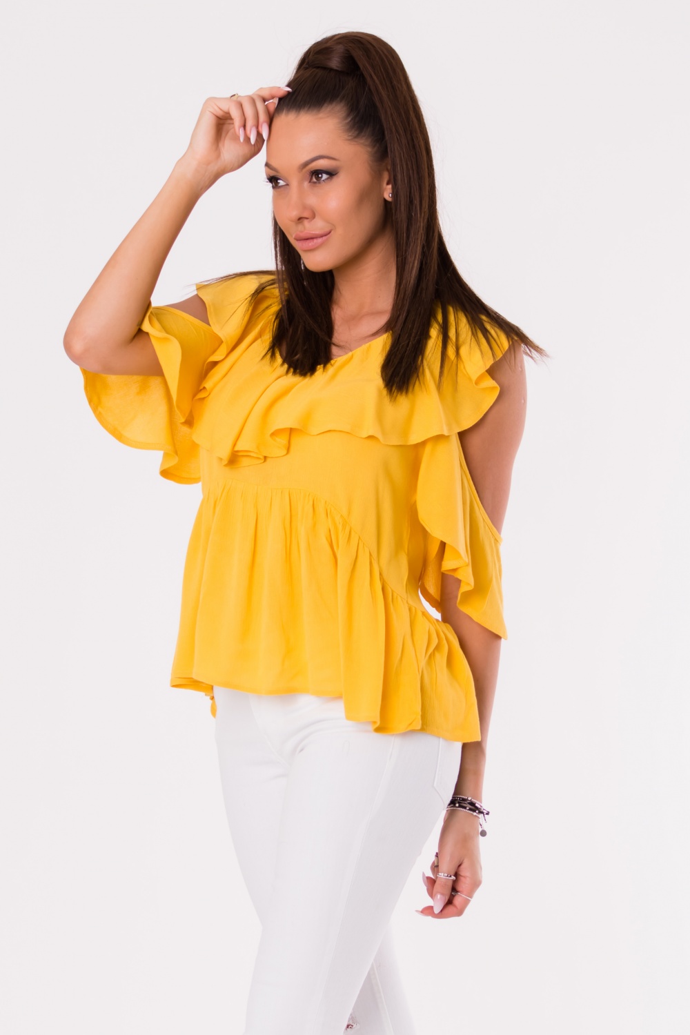  Blouse model 115828 YourNewStyle  yellow