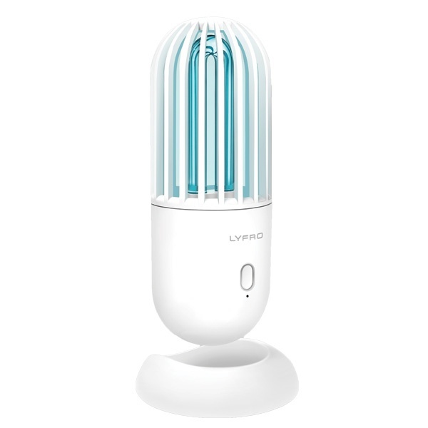 UNIQ LYFRO Portable UVC + Ozone Sanitizing Lamp With Magnetic Base white