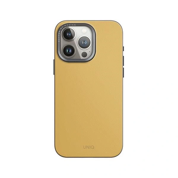 UNIQ Lyden DS Apple iPhone 15 Pro Max Magclick Charging canary yellow-flint grey