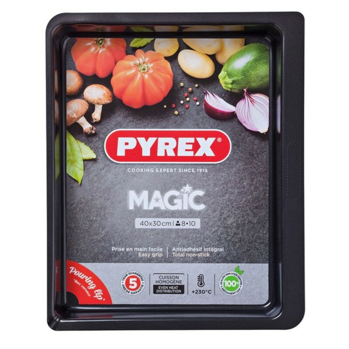 Non-Stick oven Tray Pyrex Magic Galvanised Steel